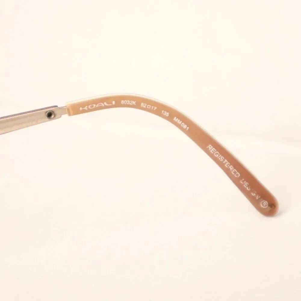 Morel France KOALI 8032K MM081 Women's Eyeglasses 52-17-135 Brown FRAMES ONLY